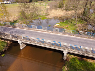 Road bridge over a small river.