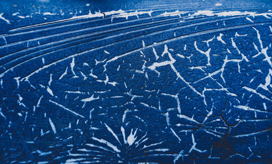 Beautiful overlay texture of old cracked paint