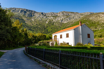 Fototapeta na wymiar House in croatian countryside. Dalmatia region.
