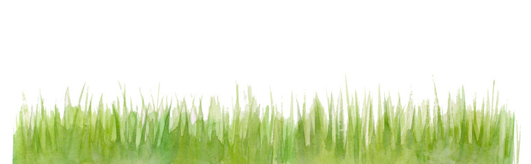 Abstract grass watercolor background texture