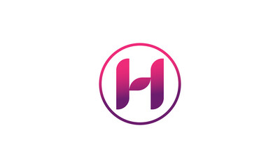 H latter logo vector templet, 