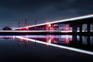 立体交差した光軌道