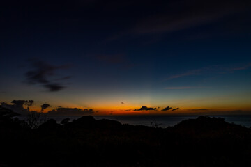 夕焼け空　グラデーション　石垣島　沖縄