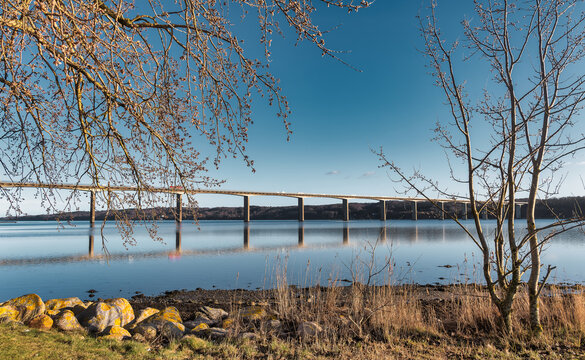 The bridge over Vejle Fjord in Denmark