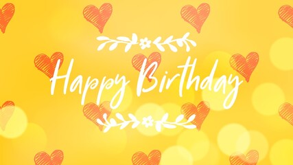 Happy birthday retro vector illustration for celebration various different background, invitation card, houshold element, party related item