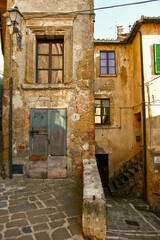 Fototapeta na wymiar Sorano, borgo della Maremma toscana.