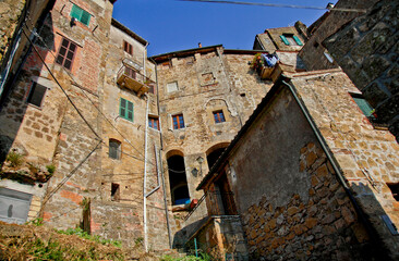 Sorano, borgo della Maremma toscana.