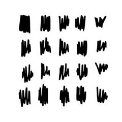 Doodle geometric shape and textile illustration vector