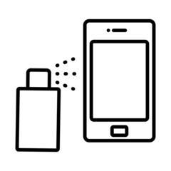 Sanitizer Smartphone Icon