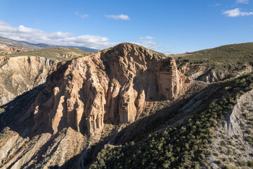 mountainous landscape in the south of Spain