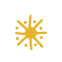 sun illustration isolated on white background