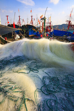 The fishing nets