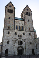 Fototapeta na wymiar Paderborn; Westwerk der Abdinghofkirche