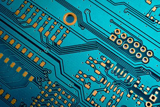 Modern Circuit Board Background Banner. background or texture