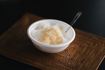 柔らかなかき氷