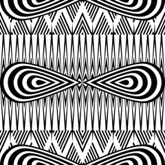 black and white seamless pattern