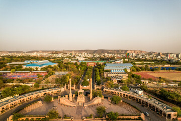 Bird Eye View of Amar Jawan Jyoti