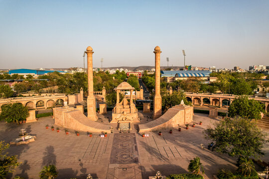 Front View of Amar Jawan Jyoti