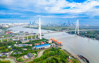 The Xupu Bridge in Shanghai