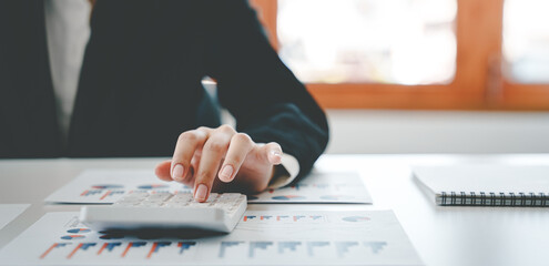 The financiers are calculating personal taxes for their customers..