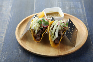 Beef taco