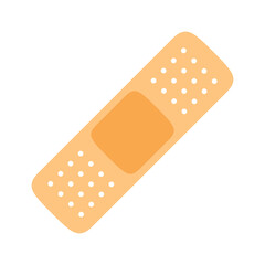 Medical plaster bandage icon. Adhesive bandage. Vector illustration