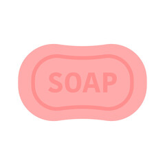 Soap icon. Bath soap. Hygiene concept. Vector illustration