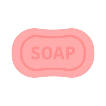 recommend clip art: Soap icon. Bath soap. Hygiene concept. Vector illustration