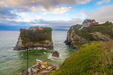 A view of Newquay in Cornwall