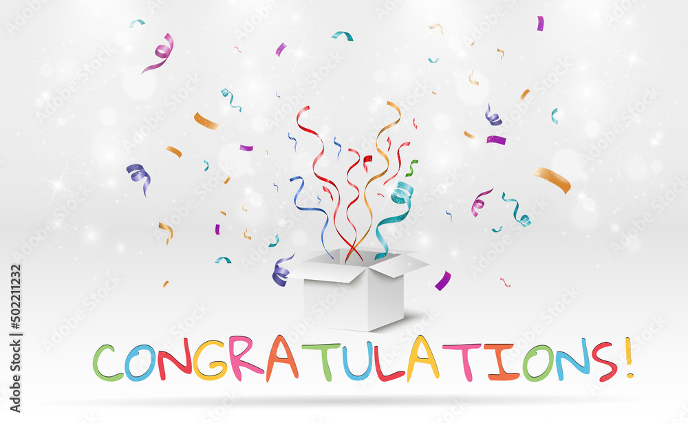 Aufkleber Lots of colorful tiny confetti and ribbons on transparent background. Festive event and party. Multicolor background.Colorful bright confetti isolated on transparent background	