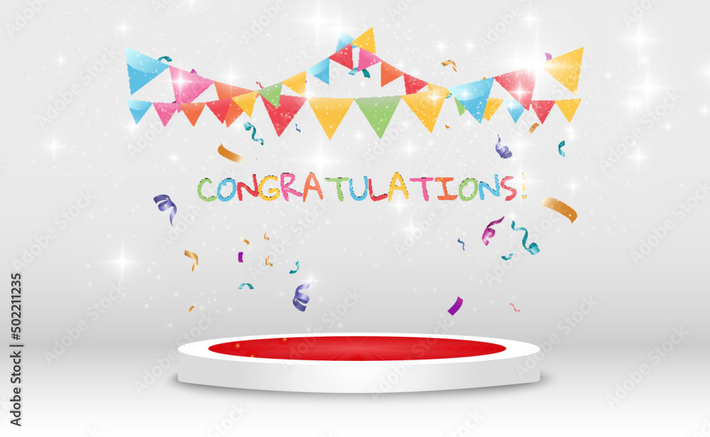 Aufkleber Lots of colorful tiny confetti and ribbons on transparent background. Festive event and party. Multicolor background.Colorful bright confetti isolated on transparent background	