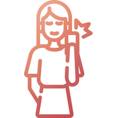 Take pictures gradient icon