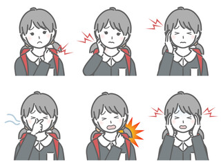 色々な部分が痛む小学生女子