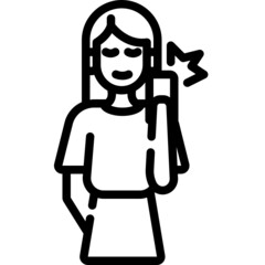 Take pictures line icon