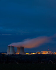 Nuclear power station Dukovany, Vysocina region, Czech republic