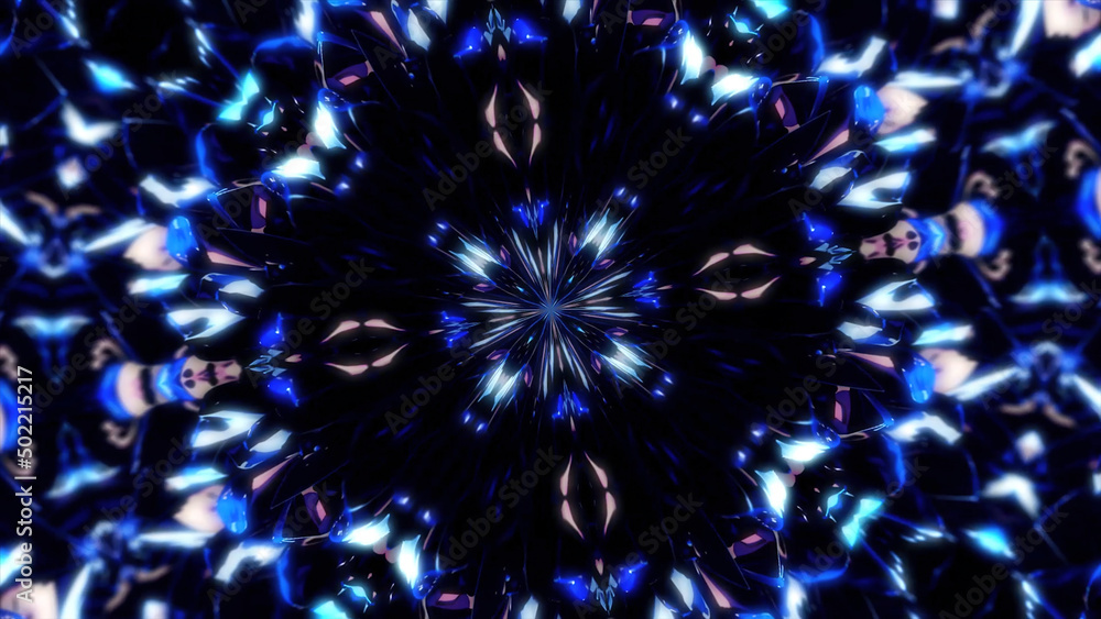 Poster abstract splash of patterned energy. abstract particle explosion moving patterned and symmetrical fr