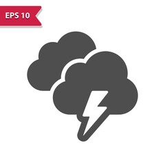 Storm Icon - Cloud, Lighting Bolt, Lightning Storm, Weather, Clouds