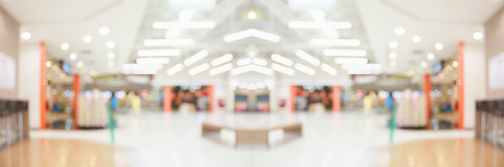 Obraz premium Abstract blur modern shopping mall interior background