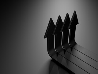 3g graph arrows moving background