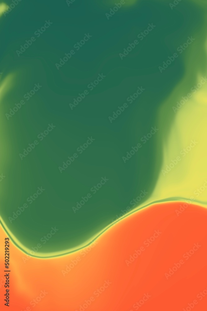 Canvas Prints yellow and green watercolor design for background. illustration.