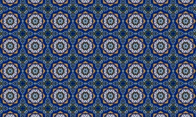 Islamic pattern. Seamless geometric line background in arabian style. Tribal ethnic ornament, arabic, indian decor.