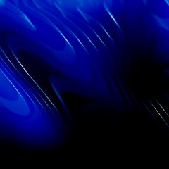 Abstract blue background, beautiful lines and blur