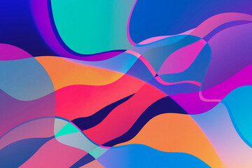 Art rainbow colors abstract background - 502220067