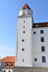 Fototapeta na wymiar Castle, Bratislava, Slovakia, historic, city, national symbol,