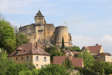 Fototapeta na wymiar Chateau Castelnaud la Chapelle, Dordogne, Frankreich
