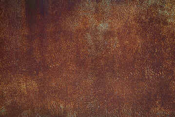 Grunge rusty orange brown metal corten steel stone background texture, rust and oxidized metal background. Old metal iron panel. 
