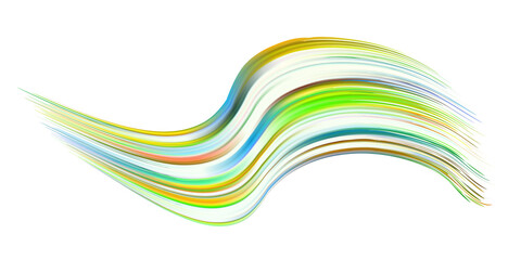 Fluffy bunch of blades of grass or hairs. Smear of dry paint, lines fluttering in the wind.