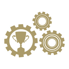 gears and trophy