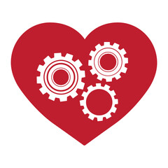 gears and heart