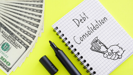 Debt Consolidation is shown using the text